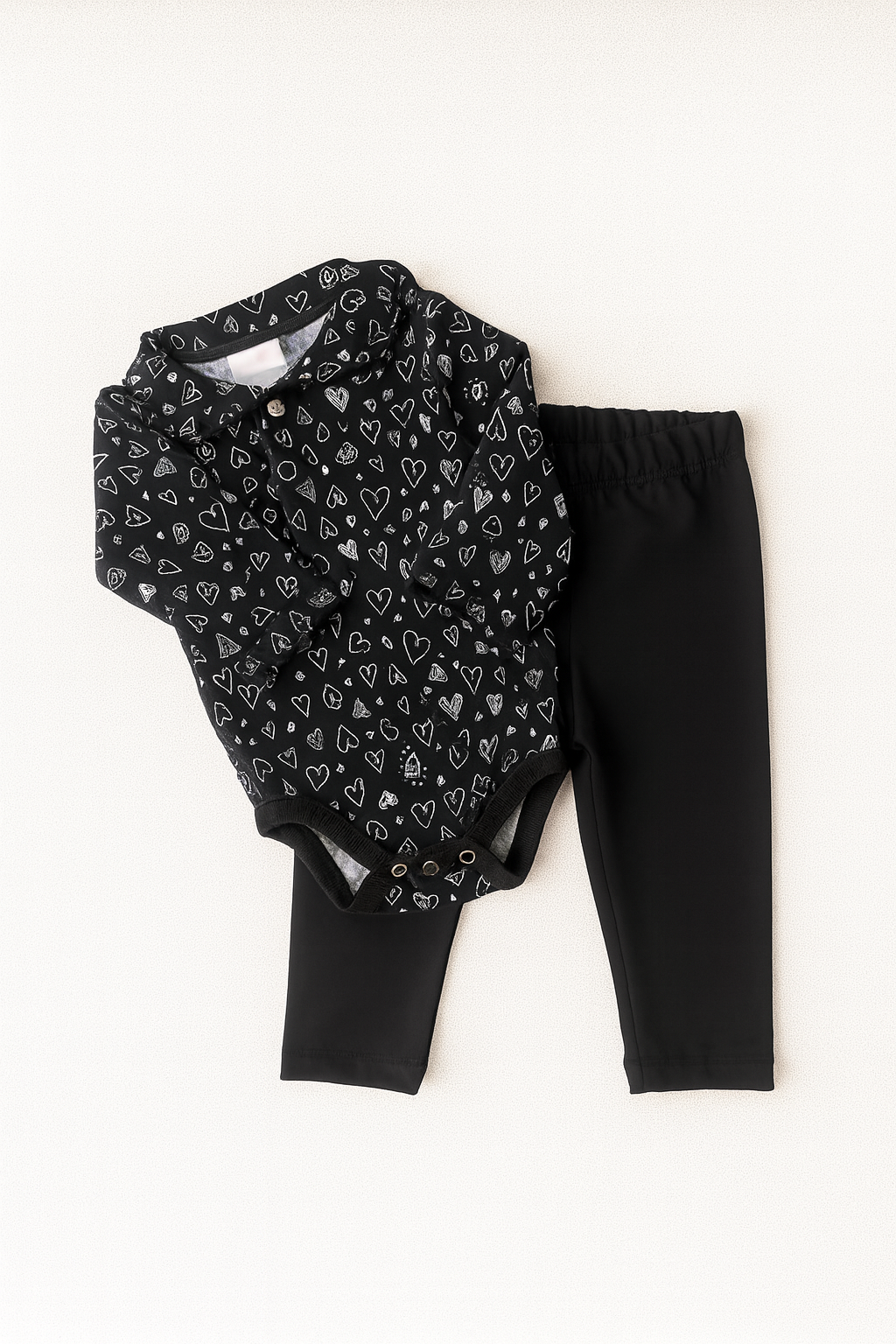 CONJ. MENINA INV PRETO