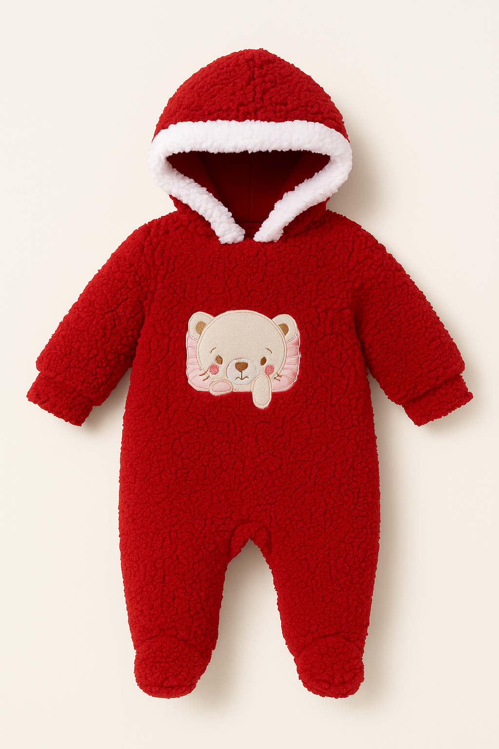 MACACÃO TED VERMELHO MENINA