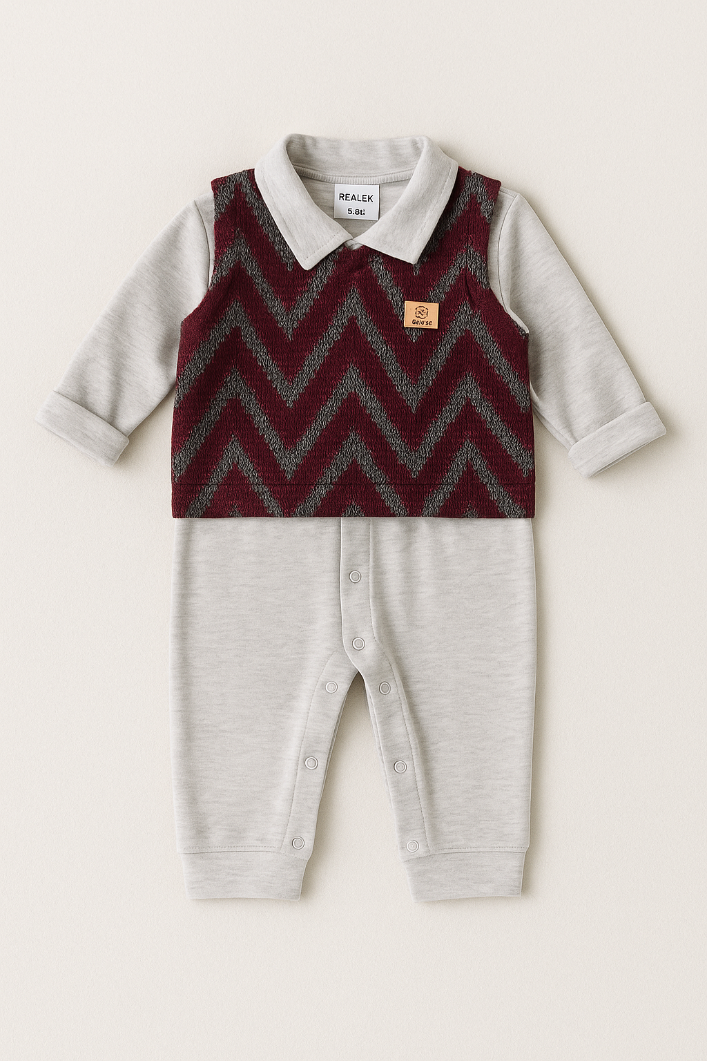 MACACÃO COM COLETE MENINO