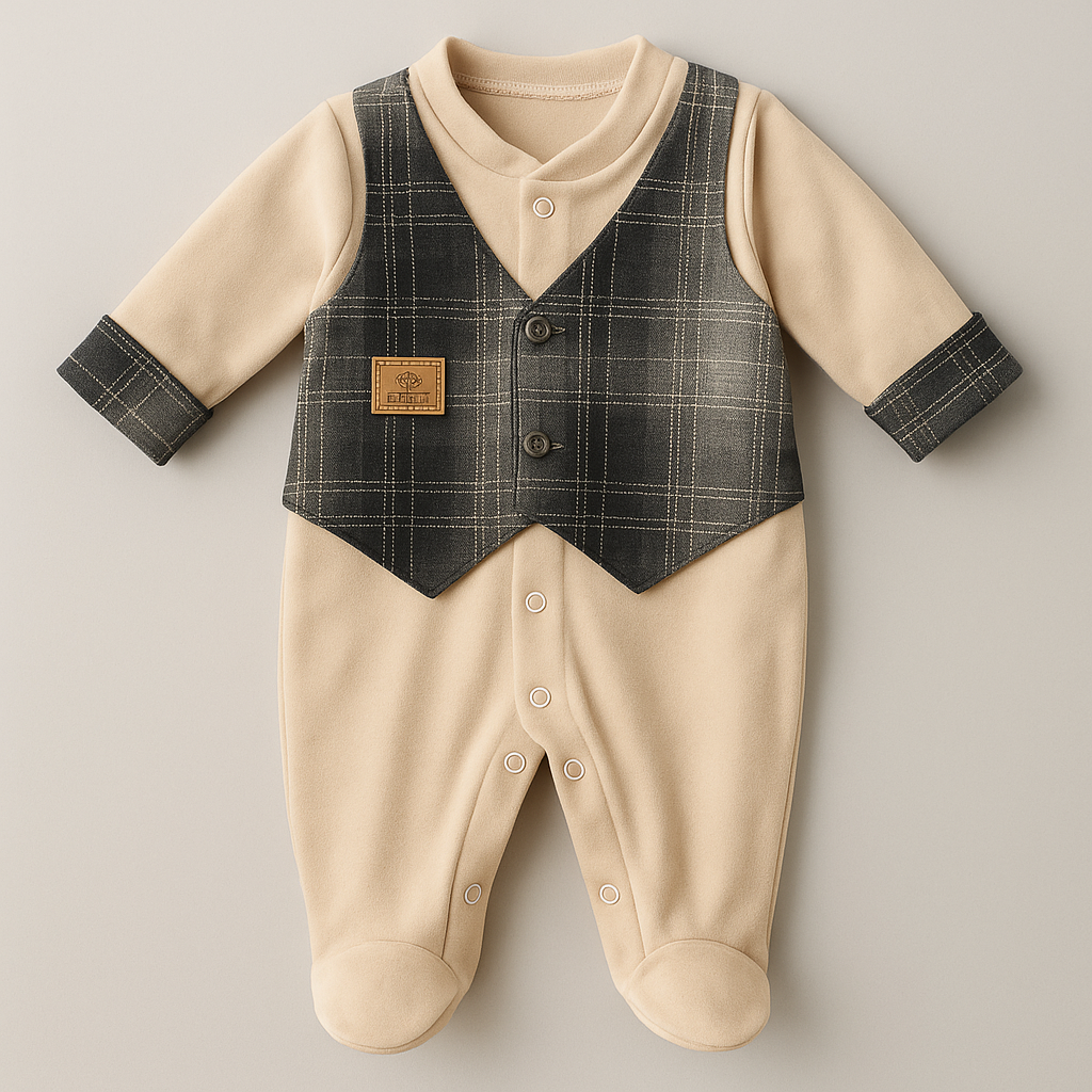 MACACÃO XADREZ MENINO