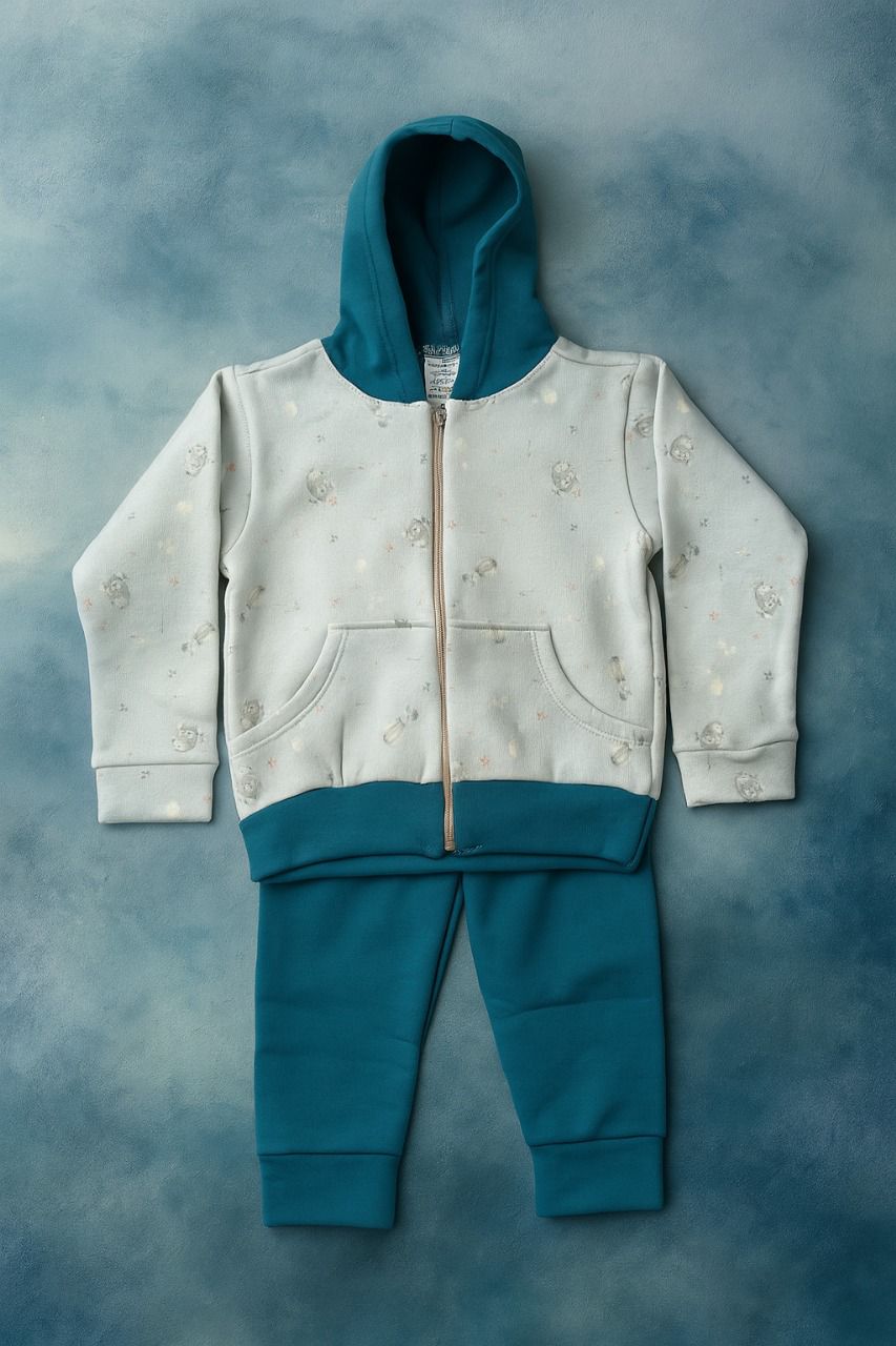 CONJ. MOLETOM AZUL